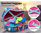 Bopeep Kids Ride On Suitcase Children Travel Luggage Carry Bag Trolley Cars