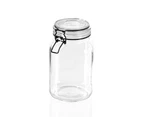 Lemon & Lime Fido 1.5L/20cm Glass Clip Jar Canister Food Storage/Container Clear