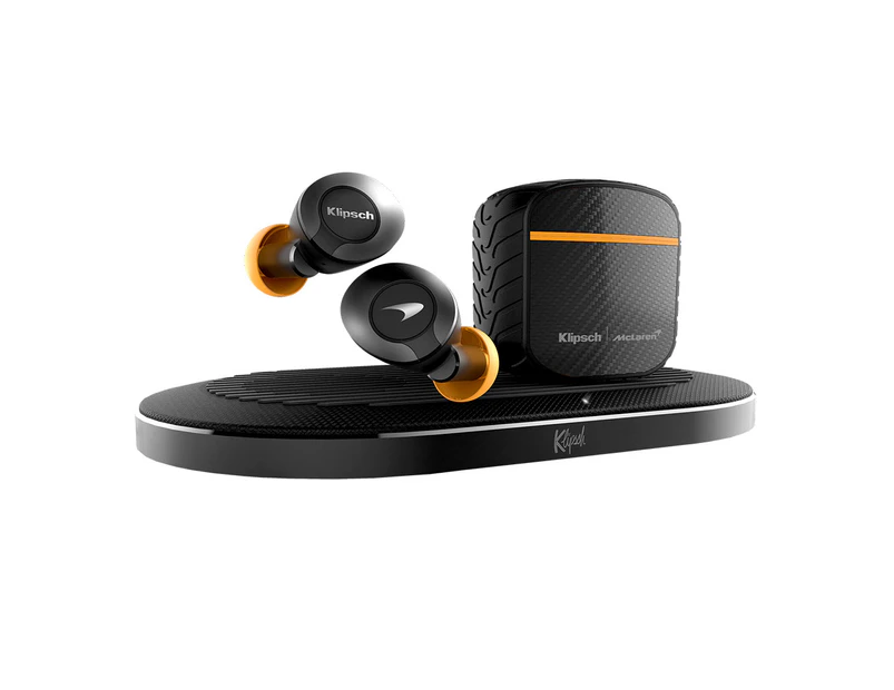 Klipsch T5 II Mclaren True Wireless ANC Bluetooth Earphones In-Ear Earbuds Black