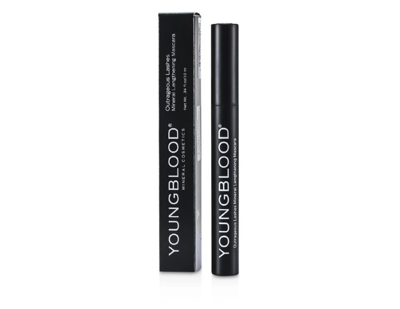 Youngblood Outrageous Lashes Mineral Lengthening Mascara  # Blackout 10ml/0.34oz