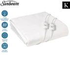 Sunbeam Sleep Perfect Antibacterial King Bed Electric Blanket BLA5371