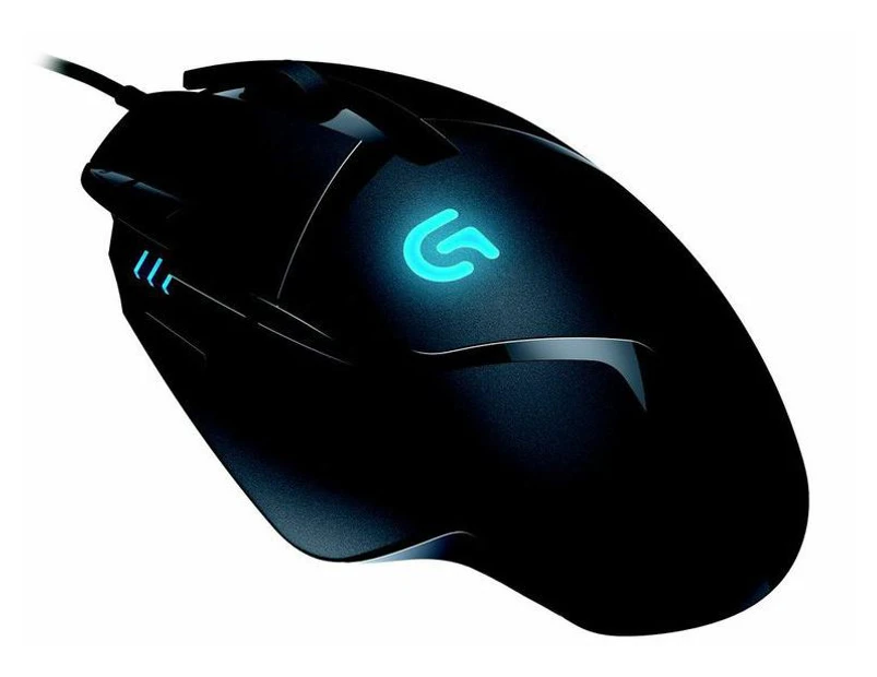 Logitech G402 Hyperion Fury FPS USB Gaming Mouse 8 Programmable Buttons 4000 DPI High Speed Super Fast 1ms Response Time(L)