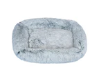 Oppsbuy Cat Bed Soft Calming Plush Kennel Bed Warm Sleeping Cushion Square Pet Dog Beds Gradient