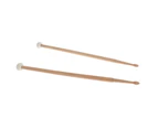 1 Pair Maple Cymbal Gong Mallet Hammer