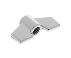 8mm Thread Quick Release Cymbal Stand Wing Nuts Drum DIY Replacement Silver