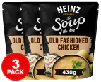 3 x Heinz Soup Of The Day Old Fashioned Chicken 430g