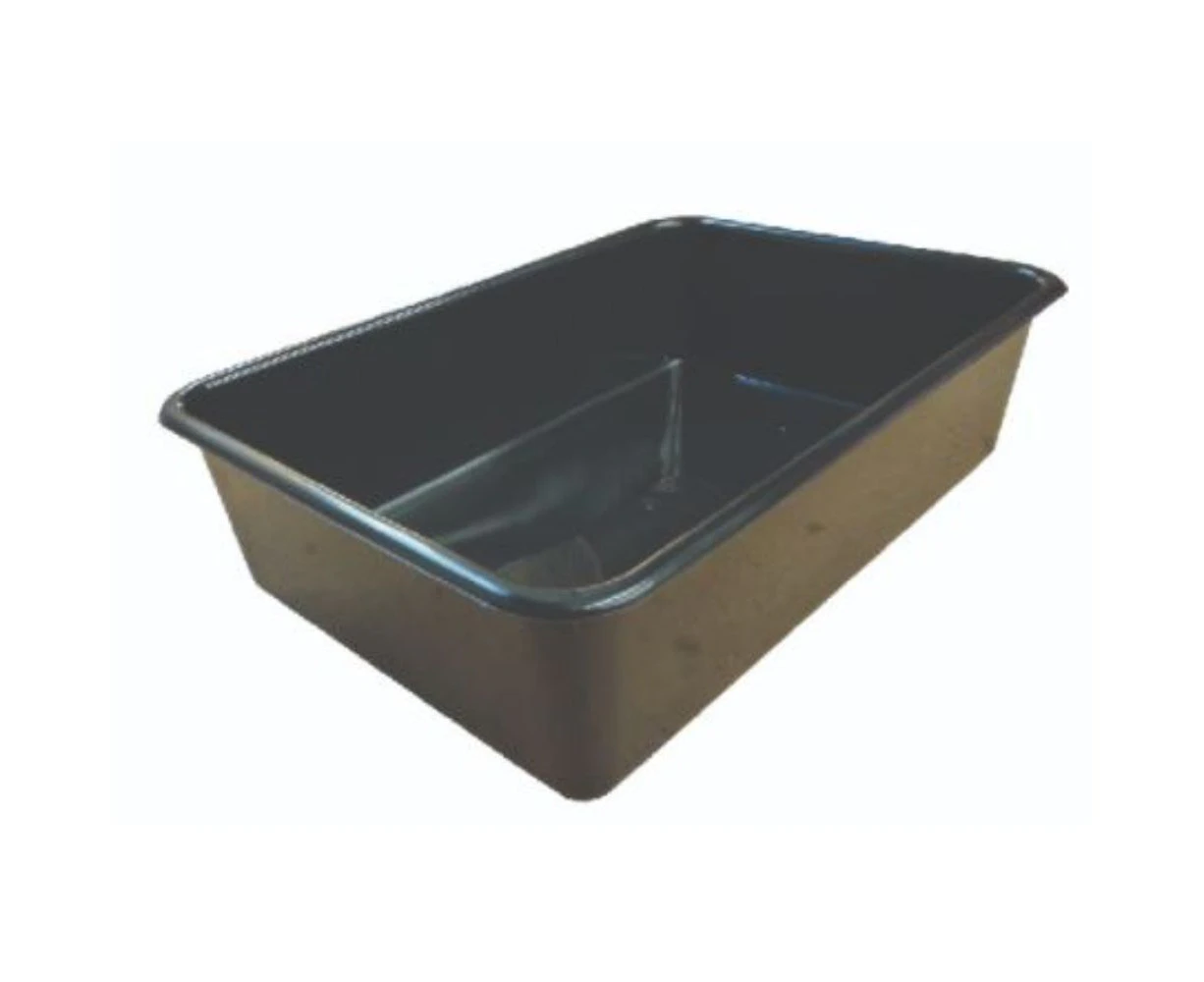 K9 Homes Pet Products Homes Pet Products Cat Litter Tray Deep 44x31x11cm   - Black