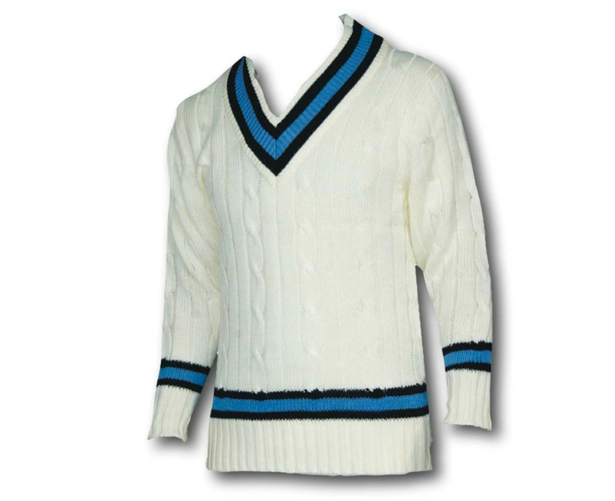 Buffalo Sports Cricket Jumper Long Sleeve - Sky Navy