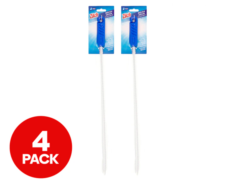 2 x 2pk Zilch Brush Drain Cleaner