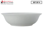 Set of 4 Maxwell & Williams 18cm Cashmere Soup/Cereal Bowl - White