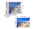 1000 Piece Jigsaw Puzzle for Kid and Adults Large Landscape Puzzle Game Educational Toys Personalized Art for Home Wall Decor -The Aegean sea
