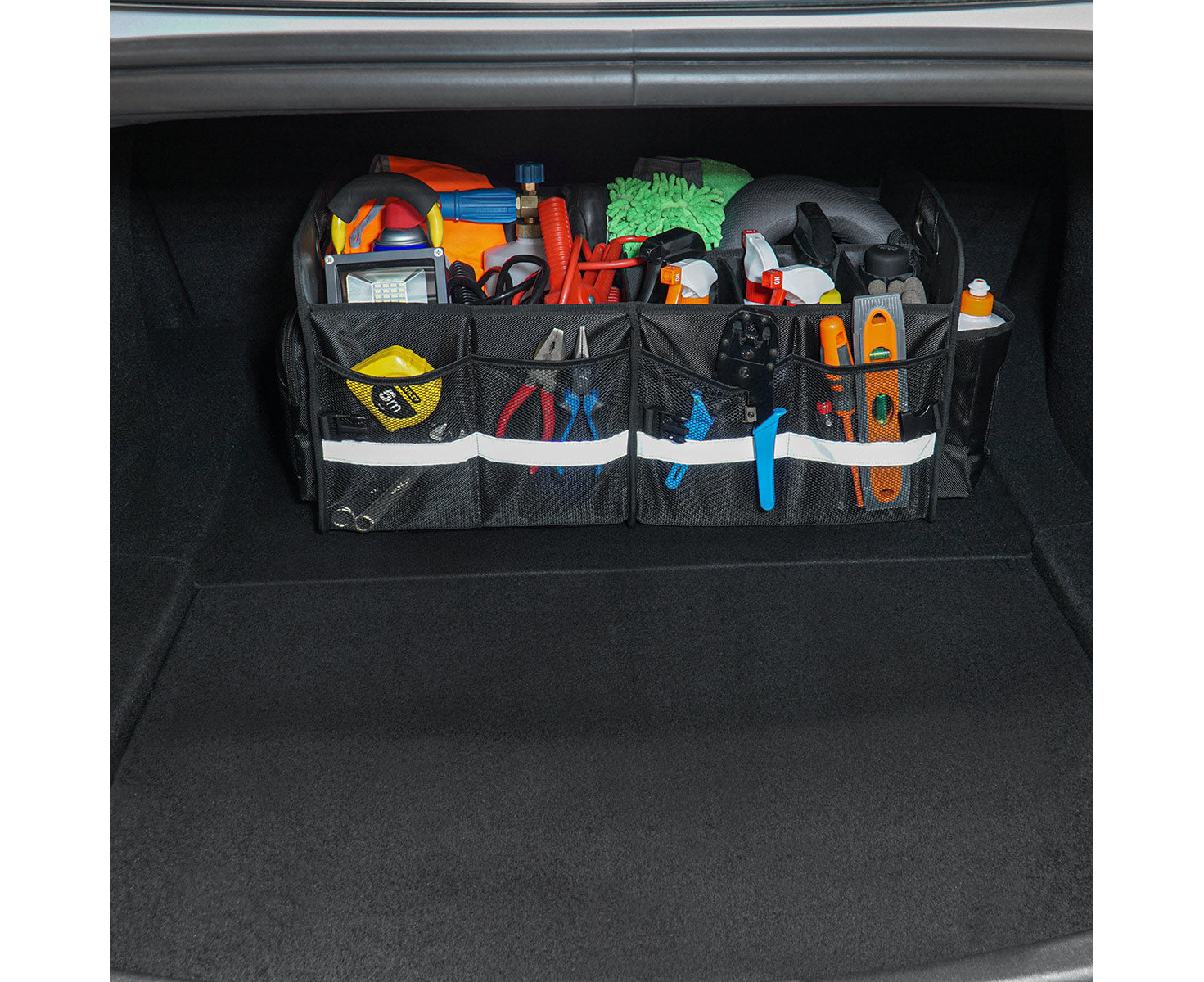 Car Trunk Boot Organizer Tidy Bag Car Trunk Storage Heavy Duty No More Mess In Trunk Durable Tools Carrier Box Waterproof Car Boot Storage For Renault Captur 