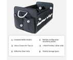 Car Boot Storage Organiser, Foldable Multi-Compartments Multifunctional Car Trunk Storage Box Organizer Black