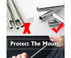 Stainless Steel Straw Straight Bent Drinking Straws Set Juice Party Gift + Clean Brush - Multi Dazzle