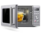 Breville 25L Compact Wave Soft Close Microwave - BMO650SIL