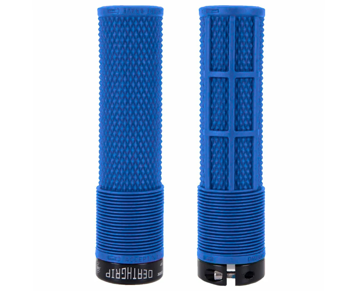 DMR Brendog DeathGrip Thick Flangeless Grips - Blue