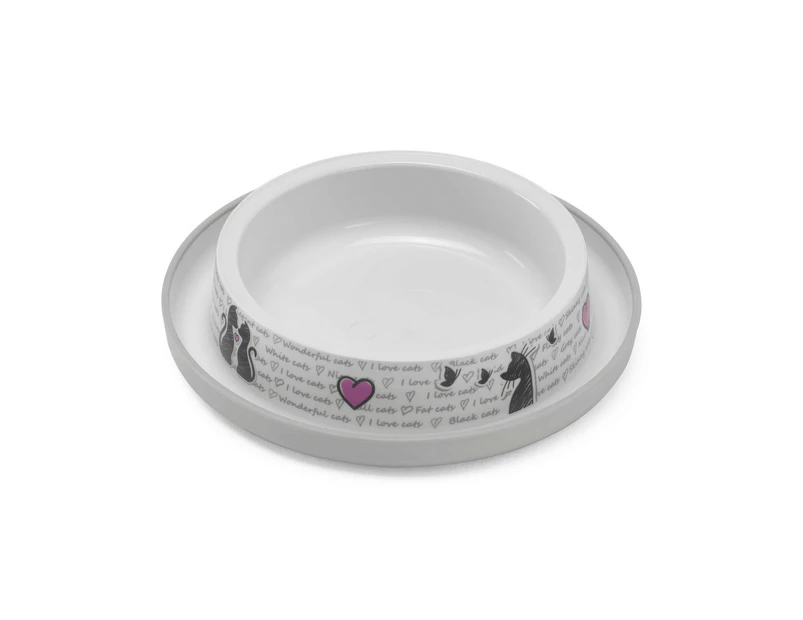 Moderna Cats In Love Ant Proof Cat Bowl