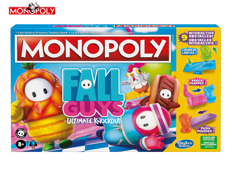 Monopoloy Fall Guys Edition Board Game