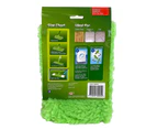 Sabco 44cm Dusting Replacement Refill Dry Pad Cleaner For Open Plan Mop Green