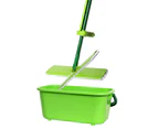Sabco Slide-To-Wring 142cm Hands Free Mop Kitchen/Bathroom Floor Cleaner Green