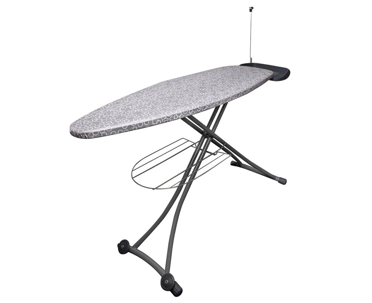 Sabco 135cm Comfort Plus Folding Ironing Board Clothes/Laundry Iron Stand Grey