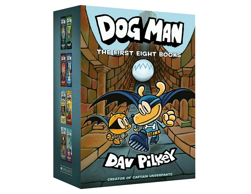 Dog Man: The First Eight Books Box Set by Dav Pilkey