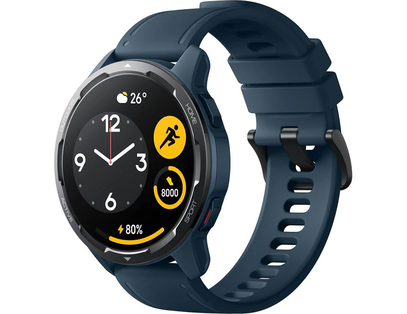 Xiaomi Watch S1 Active   Ocean Blue 1.43" Amoled Display, Fitness Modes   Heart Rate, 5 Atm Water Resistance, Gps