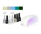 Gellaka Pro Matte Or Shine Gel Nail Kit - Touch The Sky - 5 Color 1