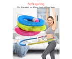 140CM Soft Hula Hoop Fitness with Massage Joints-Yellow,Pink&Purple