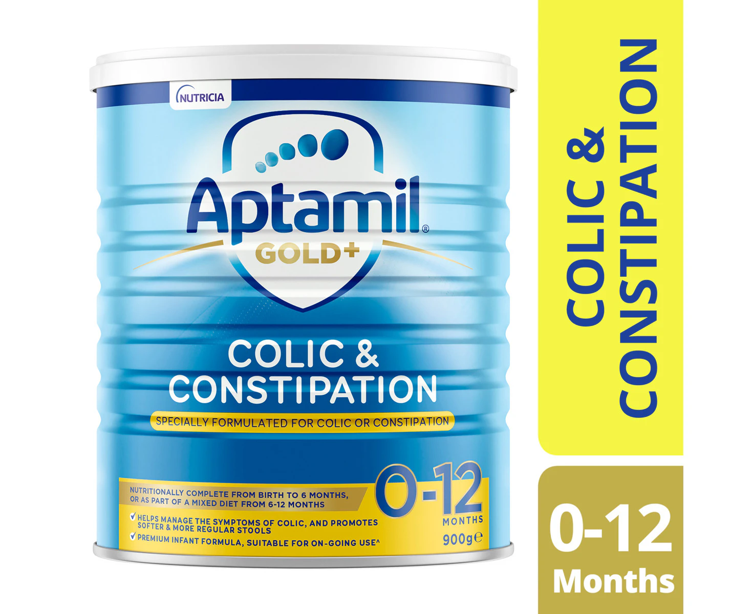 Aptamil Gold + Colic & Constipation 0-12 Months 900g