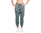 Per Se Women's Sweats & Hoodies Jogger Pants - Color: Olive Camo
