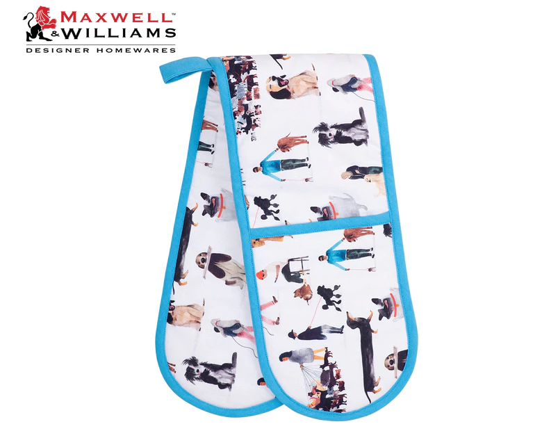 Maxwell & Williams Marc Martin BFF Double Oven Glove - White/Multi