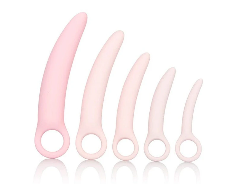 Inspire Silicone Dilator 5-Piece Set Adult Sex Toy Sexual Health Aid (Pink)