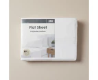 Target 250 Thread Count Polyester Cotton Flat Sheet - White