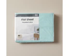 Target 250 Thread Count Polyester Cotton Flat Sheet - Blue