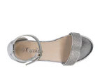 Tahlia Vybe Junior Heeled Dress Shoe Girl's - Silver