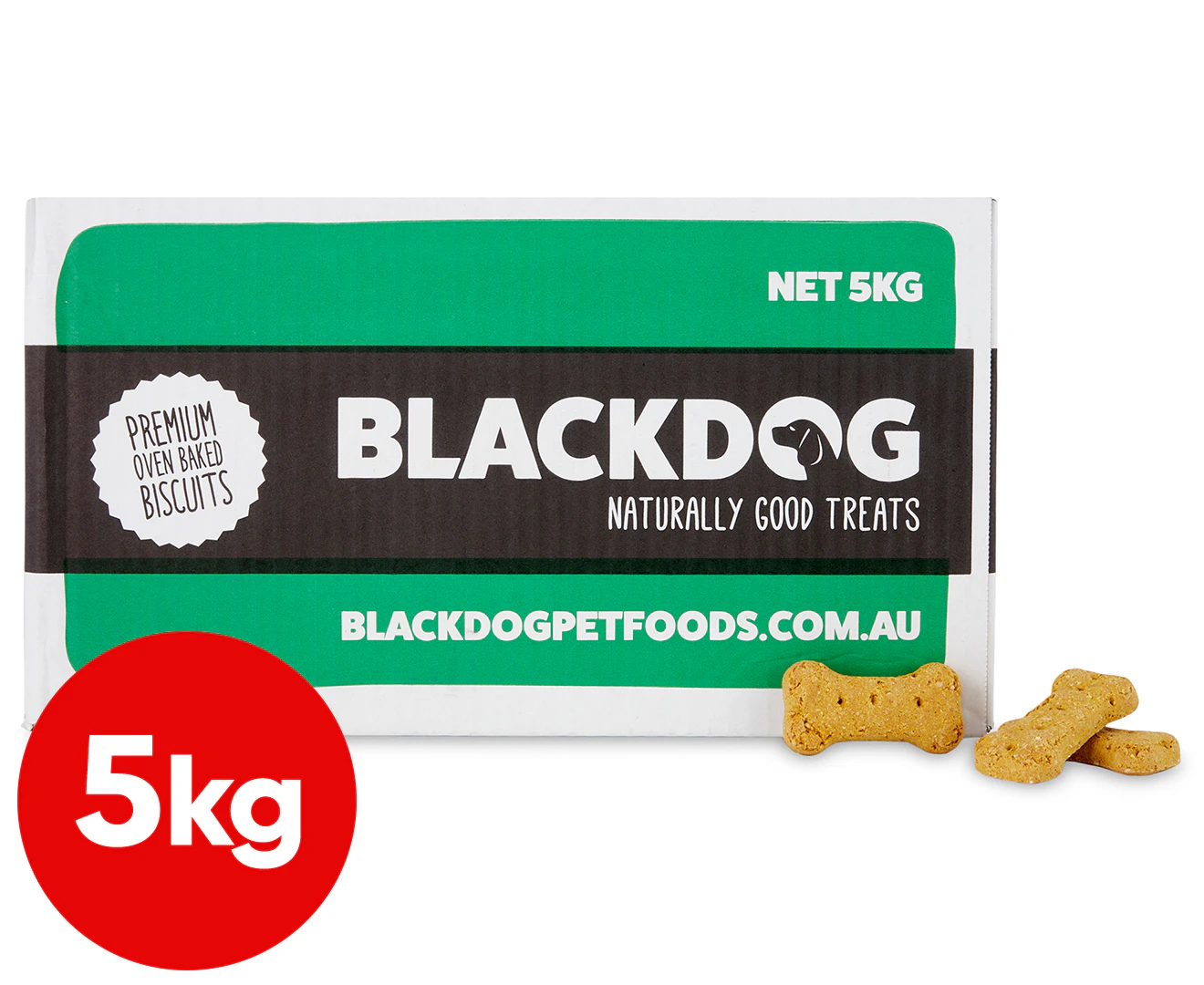 Blackdog Premium Oven Baked Dog Biscuits Cheese 5kg