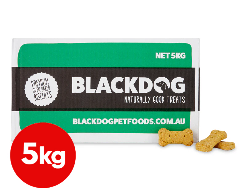 Blackdog Premium Oven Baked Dog Biscuits Cheese 5kg