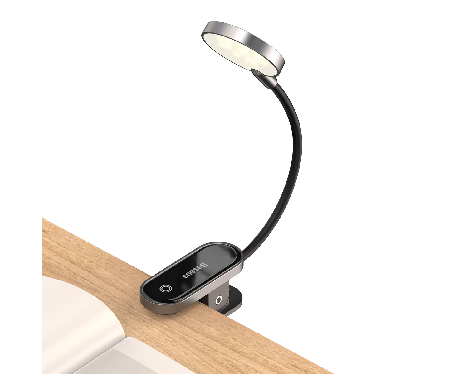 Baseus Comfort Reading Mini Clip Lamp Dark Gray