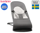 BabyBjörn Balance Baby Soft Jersey Cotton Bouncer Chair - Dark Grey/Grey