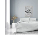 Ardor Boudoir London Single Bed Microfibre Quilt Cover Set w/ Pillowcase Silver