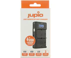 Jupio Dedicated Duo USB Charger Adapter w/ LCD For Sony NP-FW50 Batteries