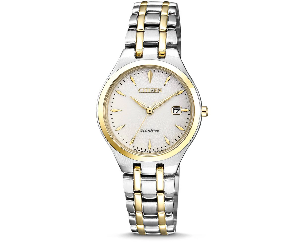 Citizen Eco Drive Ladies Two Tone Watch EW2484-82B