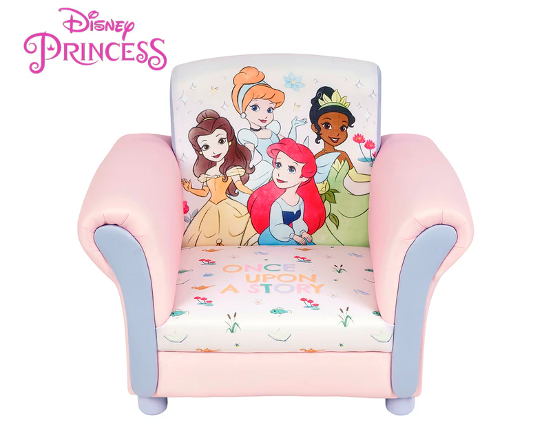 Disney Princess Once Upon A Story Upholstered Chair - Light Pink