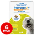 Interceptor Spectrum Monthly Tasty Chews For Small Dogs 4-11kg 6pk