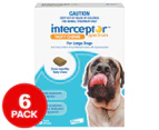 Interceptor Spectrum Monthly Tasty Chews For Large Dogs 22-45kg 6pk