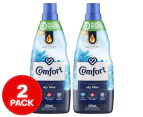 2 x 900mL Comfort Concentrated Fabric Conditioner Sky Blue
