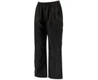 Regatta Childrens/Kids Packaway Rain Trousers (Black) - RG6168