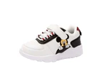 Disney Childrens/Kids Mickey Mouse Trainers (White/Black) - NS6590