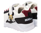 Disney Childrens/Kids Mickey Mouse Trainers (White/Black) - NS6590
